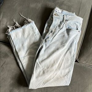 RE/DONE Light Blue Denim Jeans Size 30
